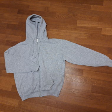 Sweat à capuche oversize avec fermeture éclair