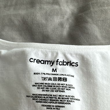 Creamy Fabrics Body weiss