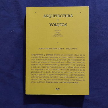 Architektur Buch Josep Maria Montaner