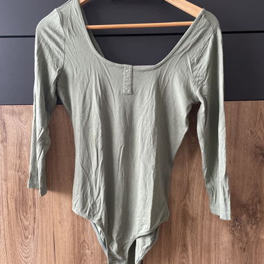 Body manches longues vert sauge