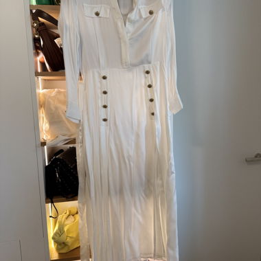 Robe longue blanche
