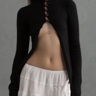 Norg black cardigan