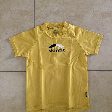 T-shirt sportivo Skinfit giallo