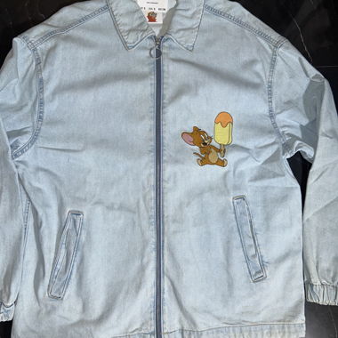Bershka Tom & Jerry Giacca di Jeans S