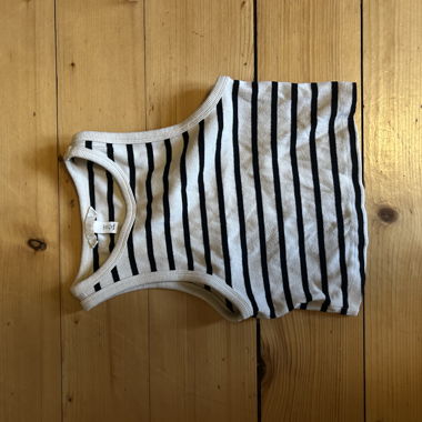 Striped crop top
