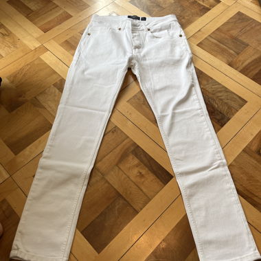 Weisser Damen-Jeans