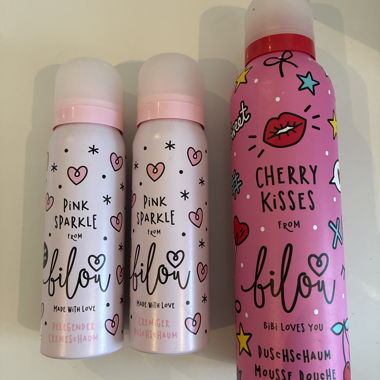 Hardly used Bilou shower foam