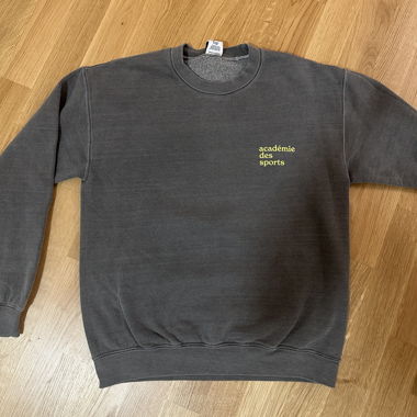 Grey Baseline Tennis Sweatshirt