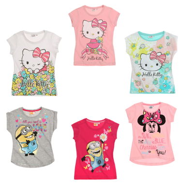 Lot of 6 girls' t-shirts, 6 years – New with tag