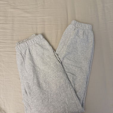 Grey sweatpants