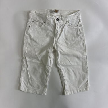 Weisse Denim-Shorts