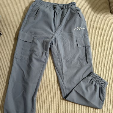 Grey Cargo Pants