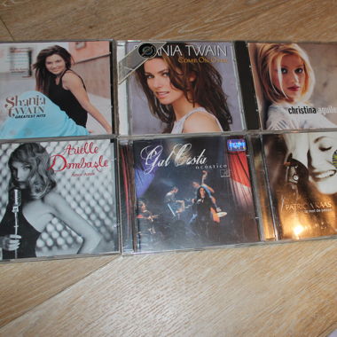 lot 7x CD Norah jones, shania twain, .... 