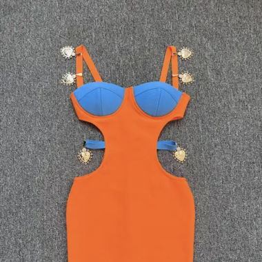 Orange special dress 
