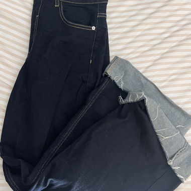 Jeans Pimkie a vita alta blu notte