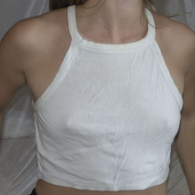 White Crop Top