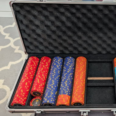 509 Pokerchips aus Ton