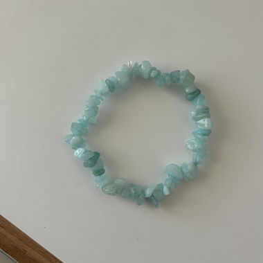 Bracelet en quartz d'aigue-marine