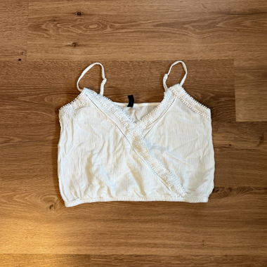 Haut spaghetti blanc