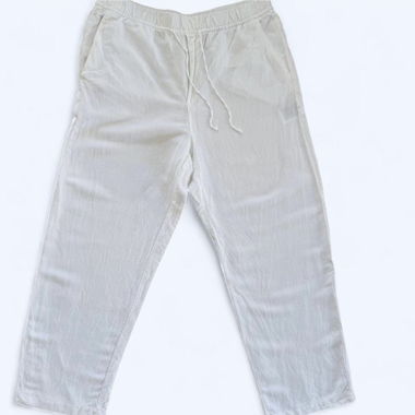 White linen pants size medium