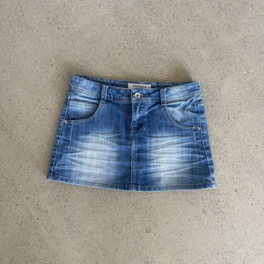 vintage denim skirt