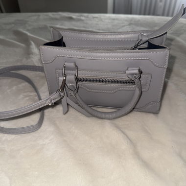 Borsa a tracolla grigia