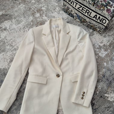 MNG Cream Blazer