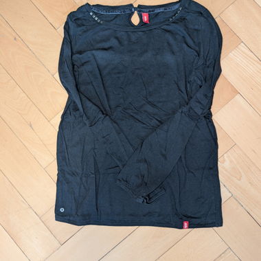 Langarmshirt schwarz edc Esprit
