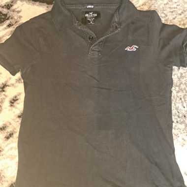 Polo taglia grande XS (S) colore nero per uomo