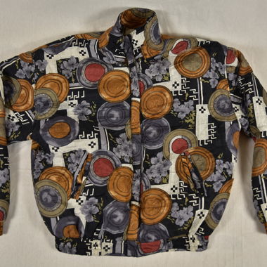 Veste Vintage Bomber en Soie – Fuda International