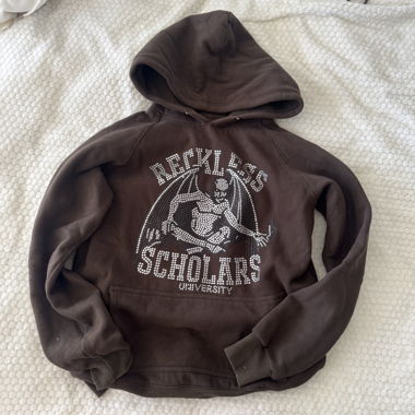 Brown Reckless Scholars hoodie