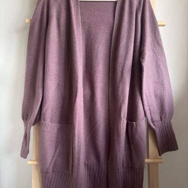 Lange Strickjacke