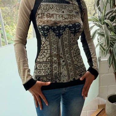 Top vintage Legatte jeans