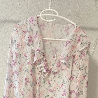 Bluse Blumenmuster