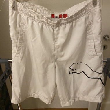 White Puma Shorts