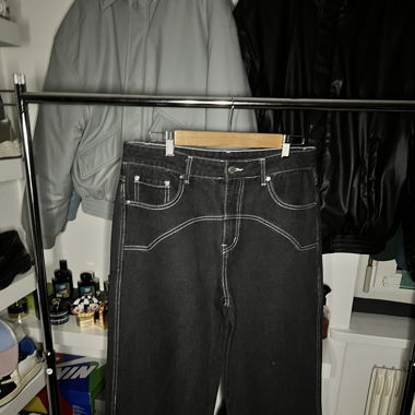 Pantalon jeans noir 