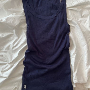 Canotta Ralph Lauren blu navy