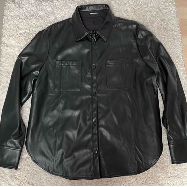 Leder Jacke 