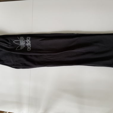 Adidas black training pants 