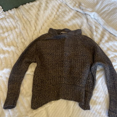 Maglione in maglia marrone