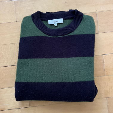 THE GLOSS Striped Sweater