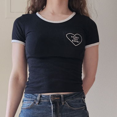 T-shirt "Sorry Not Sorry" de Tally Weijl