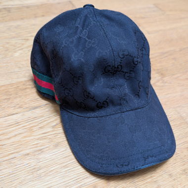 Gucci Baseballkappe schwarz