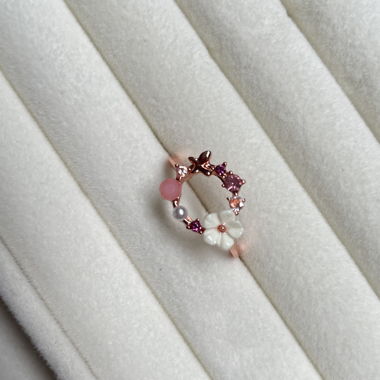 New Flower Crystal Ring