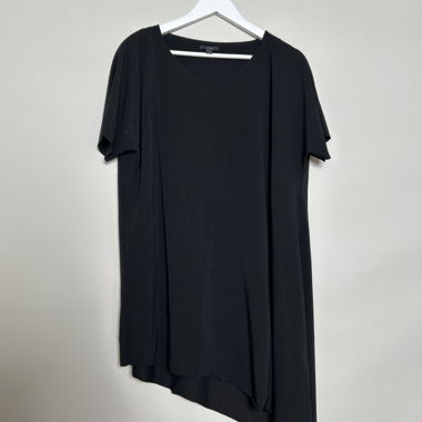 COS Black Asymmetric dress