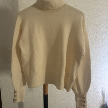 Pull col roulé HM taille S