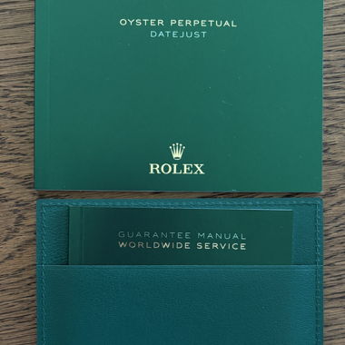 Manuale utente e garanzia Oyster Perpetual