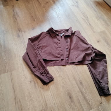 Camicia corta marrone H&M Divided taglia L