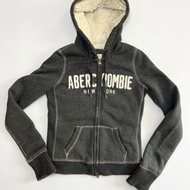 Felpa con zip Abercrombie Vintage