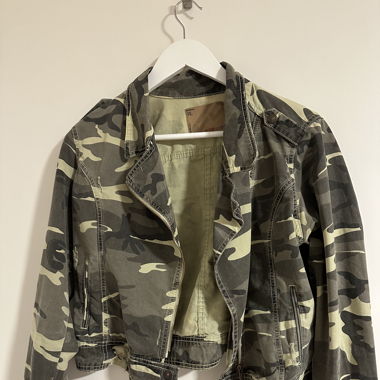 Camouflage Jeansjacke vintage